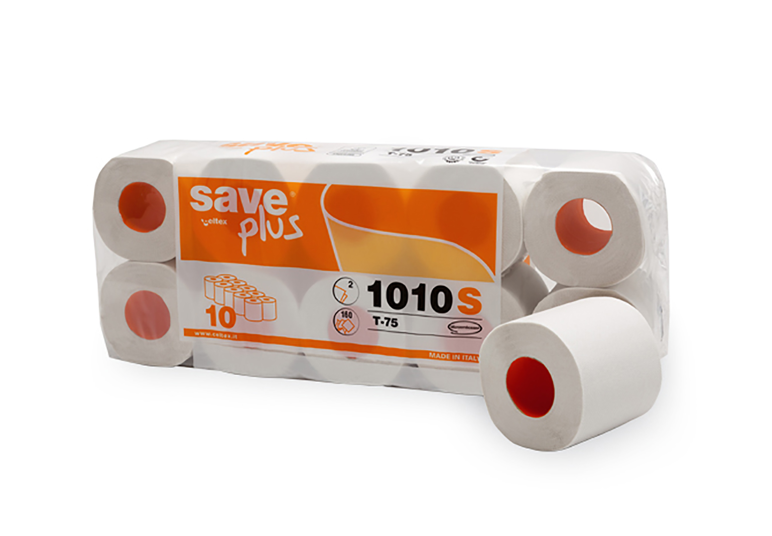 Carta igenica rotolo ovatta riciclata Save Plus Ecolabel 2 veli
