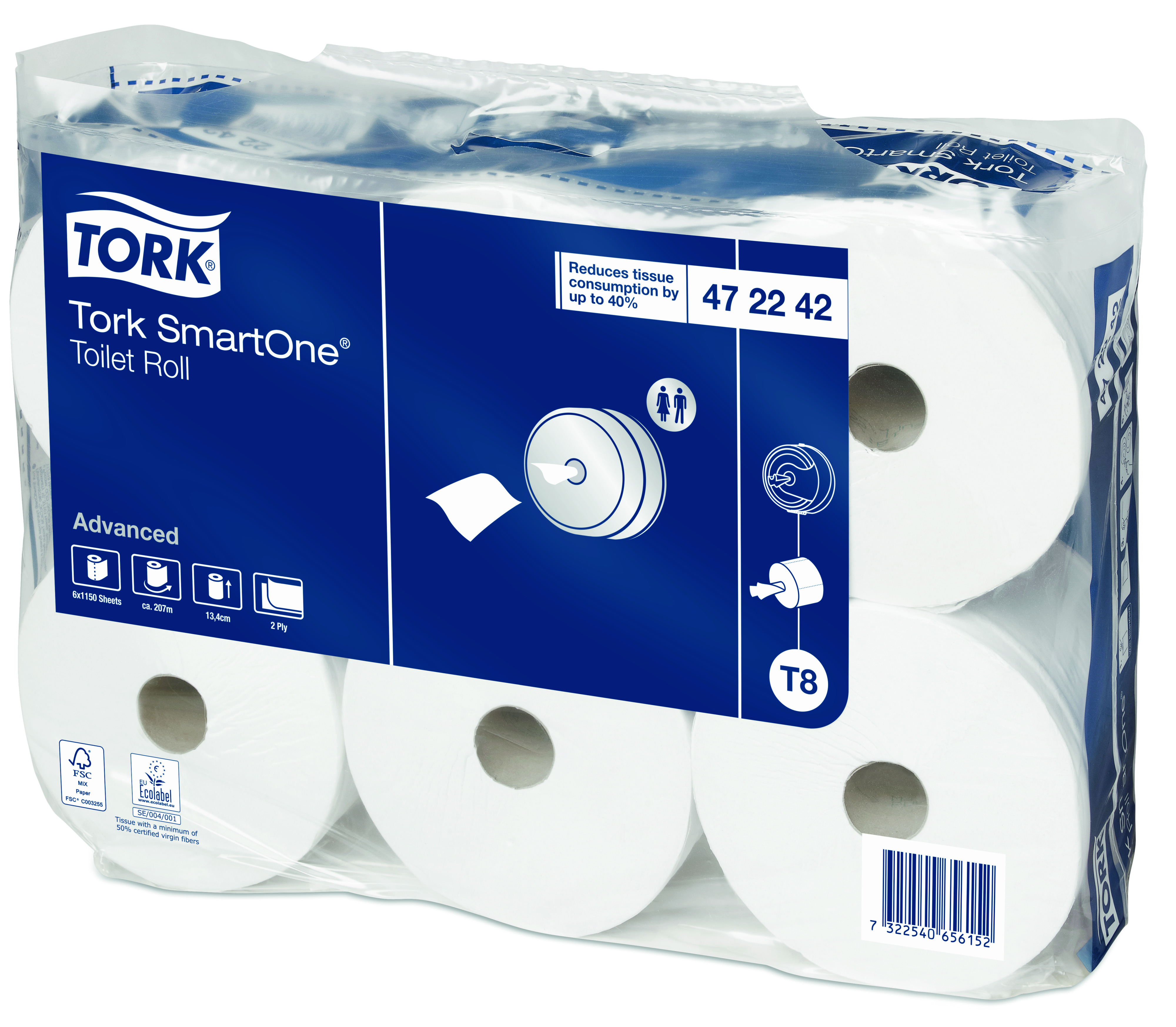 30 confezioni Tork-Carta igienica morbida