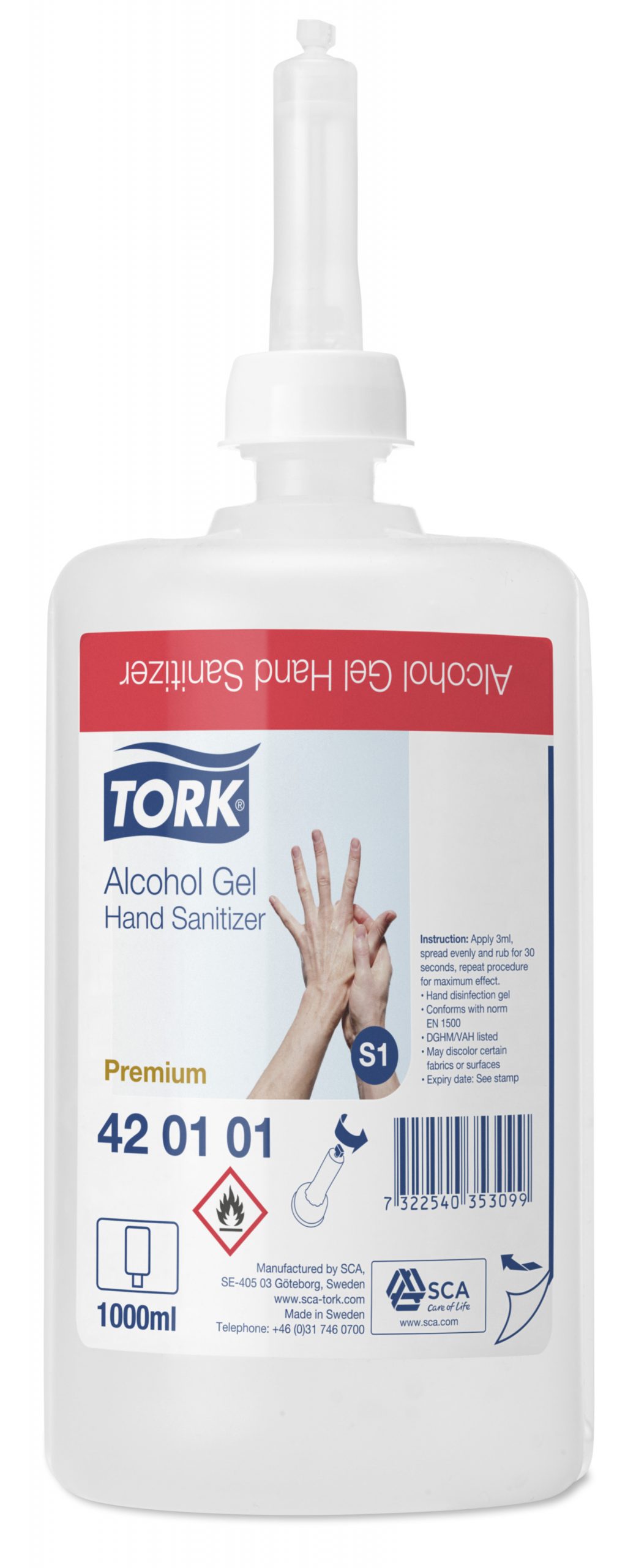 Tork Alcohol Gel Hand Sanitiser