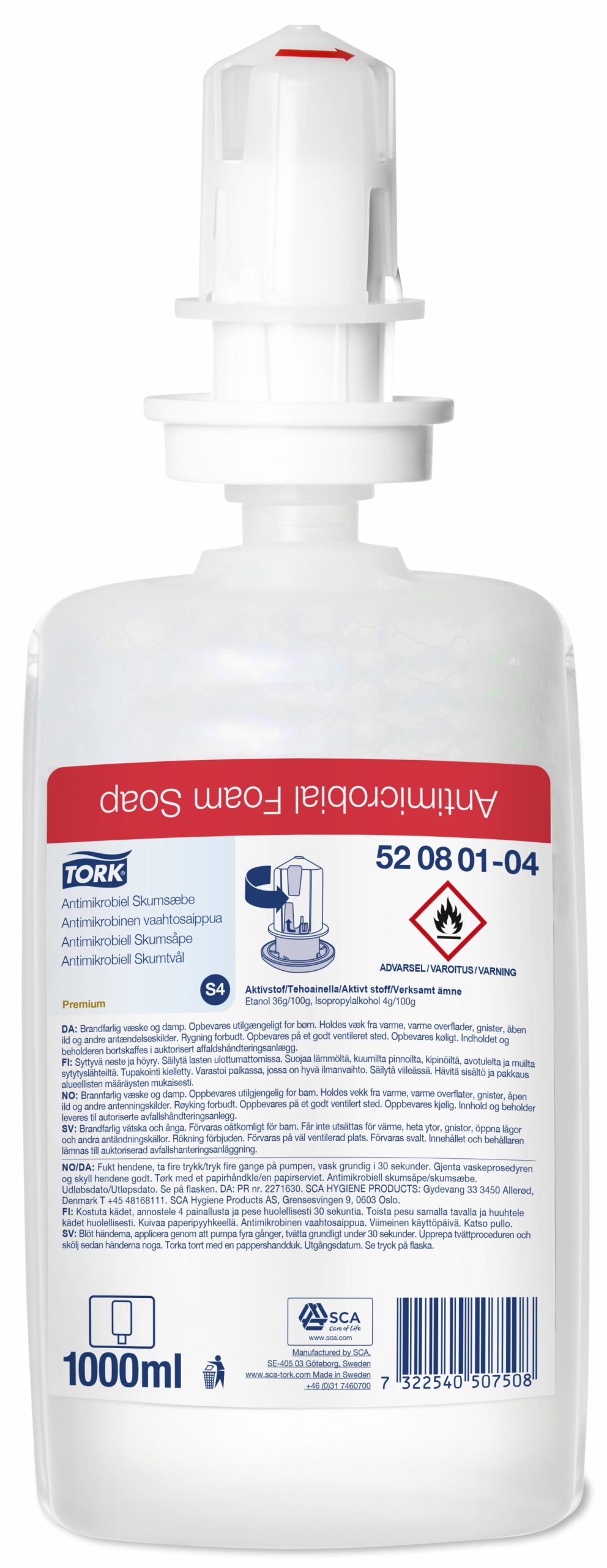 Tork Sapone a schiuma antimicrobico (biocida)
