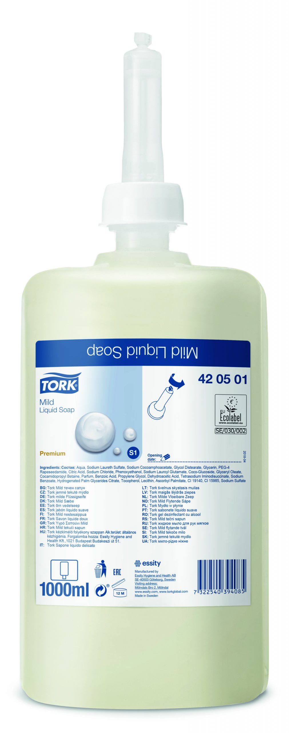 Tork Sapone liquido delicato
