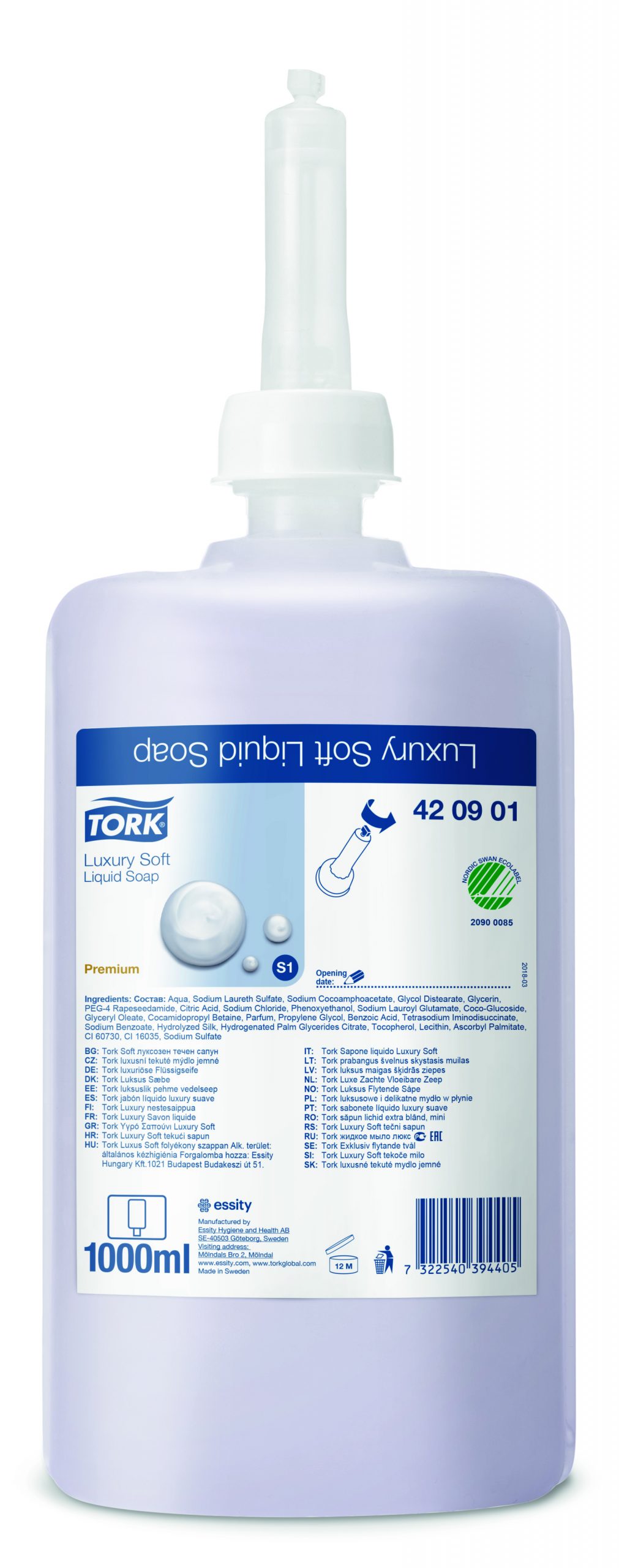 Tork Sapone liquido Luxury Soft