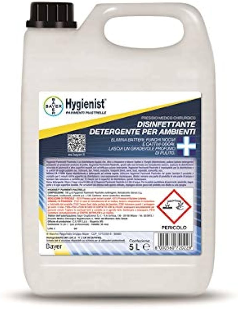 Detergente disinfettante pavimenti piastrelle HYGIENIST PMC