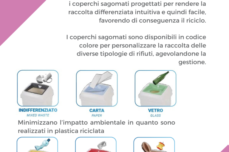 Contenitori per la raccolta differenziata Atlax